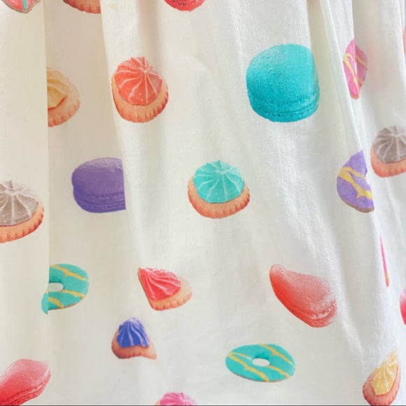 Girl’s French Macarons, Iced Gem Biscuits and Donuts Afternoon Tea Dress - Picture 8 of 12